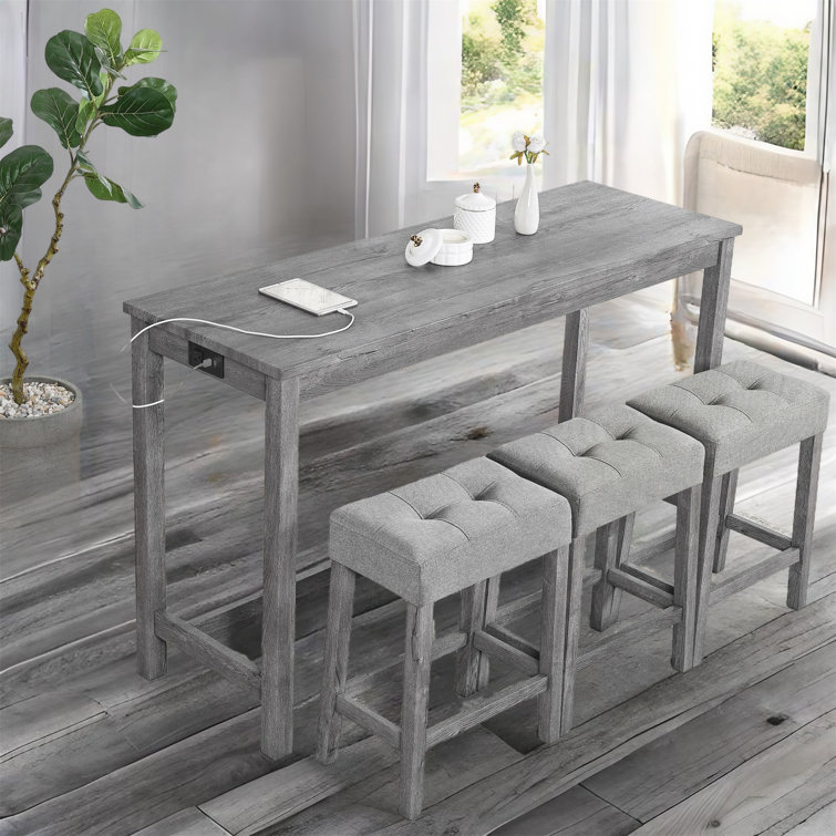 Panola 4 piece outlet pub table set